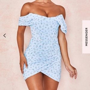 House of CB Blue Luna Floral Dress